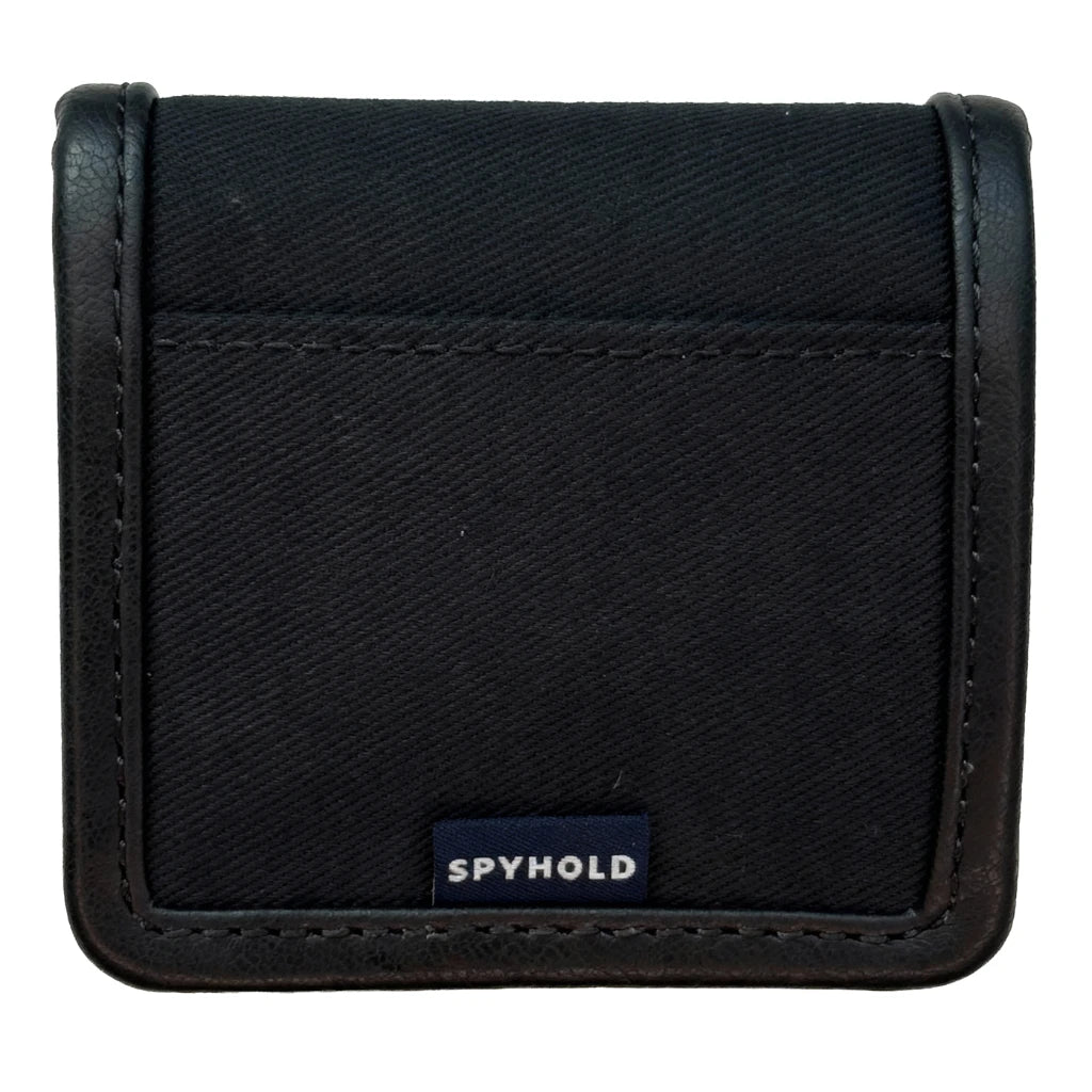 The Original Pouch Pouch™ (Black Twill & Black Leather Trim)