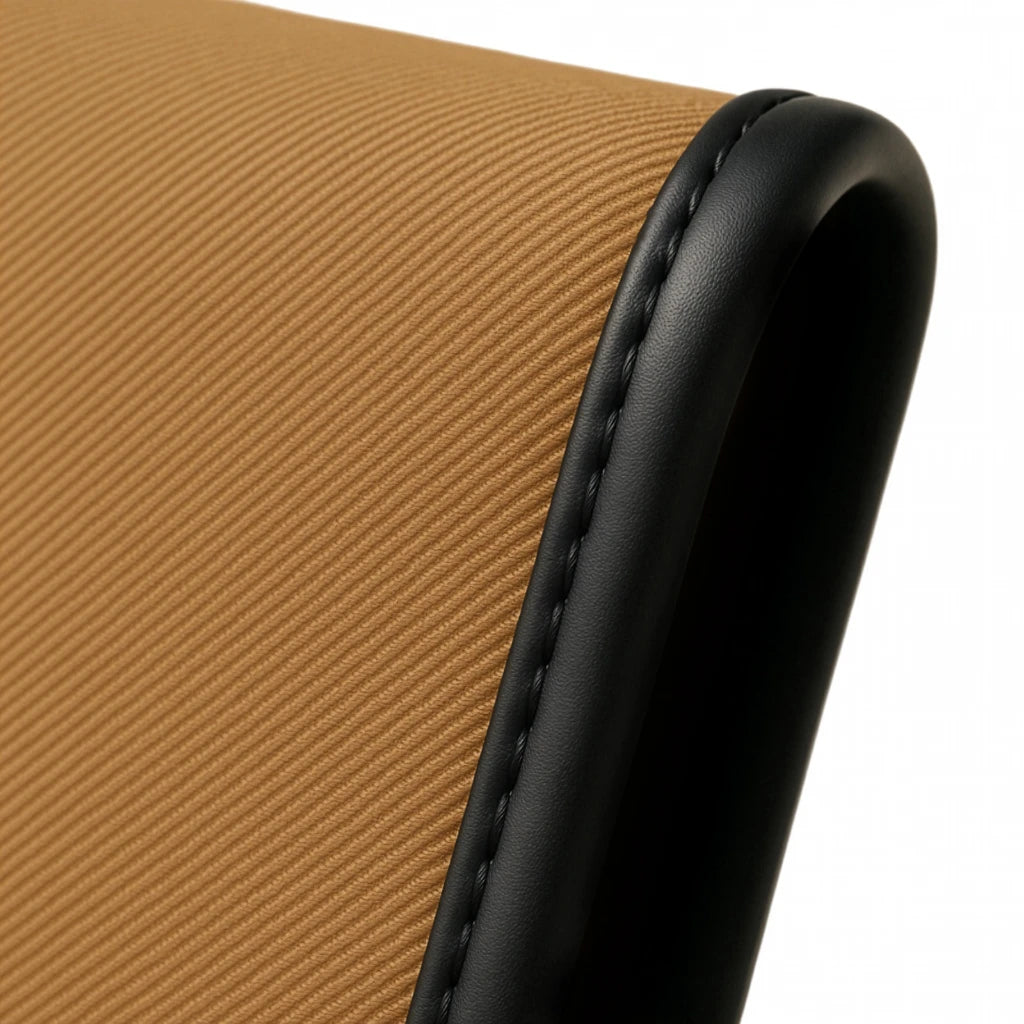 The Original Pouch Pouch™ (Khaki Twill & Brown Leather Trim)